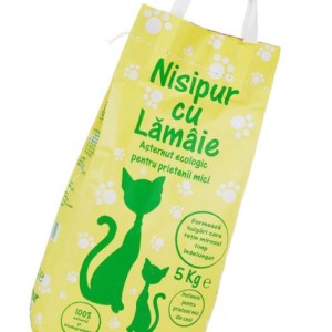 Asternut Ecologic Pentru Pisici, Nisipur, Lamaie, 5 KG