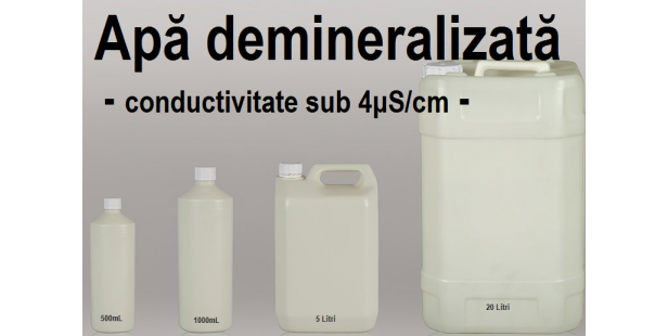 Apa demineralizata industriala
