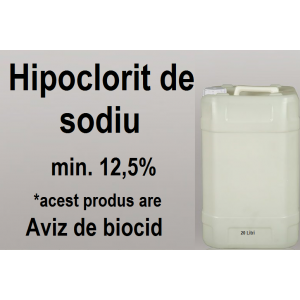 Hipoclorit de sodiu sol. min 12,5% canistra 25kg industrial