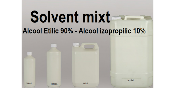 Solvent mixt Alcool Etilic 90% - Izopropilic 10% p.a.