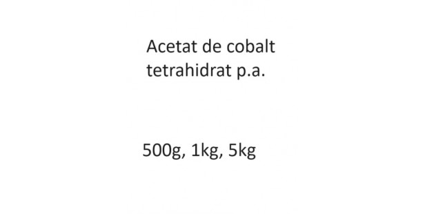 Acetat de cobalt tetrahidrat