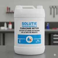 Solutie profesionala pentru indepartare urme rugina de pe pavaj / beton