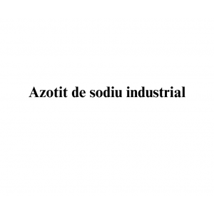 Azotit de sodiu industrial