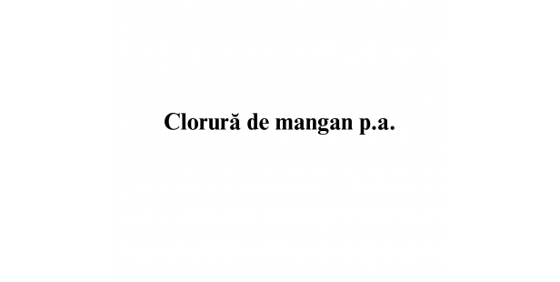 Clorura de mangan p.a.