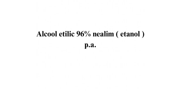 Alcool etilic 96% nealim ( etanol ) p.a.