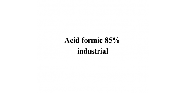 Acid formic 85%  industrial