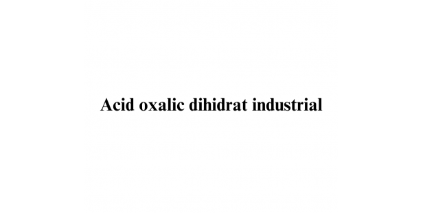 Acid oxalic dihidrat industrial