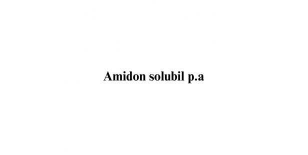 Amidon solubil p.a.