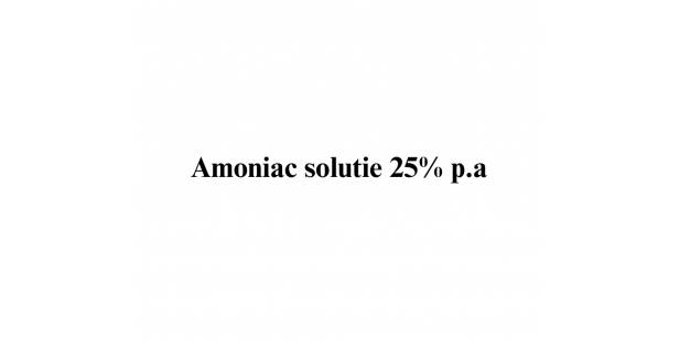Amoniac solutie 25 % p.a.
