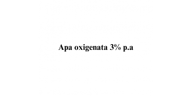 Apa oxigenata 3% p.a.