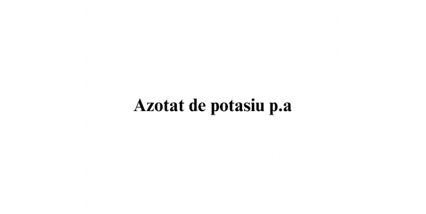 Azotat de potasiu p.a. PRECURSOR