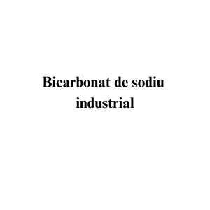 Bicarbonat de sodiu industrial alimentar