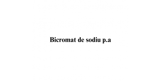 Bicromat de sodiu  p.a.