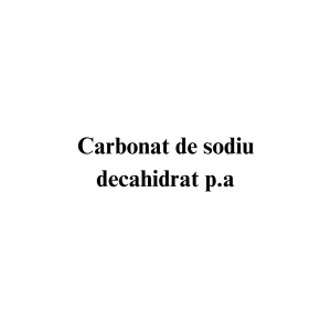 Carbonat de sodiu decahidrat p.a.