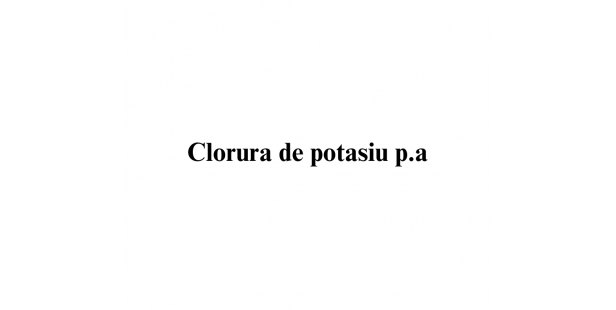 Clorura de potasiu p.a.