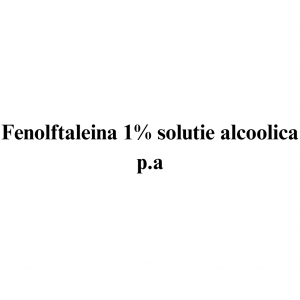 Fenolftaleina 1% solutie alcoolica p.a.