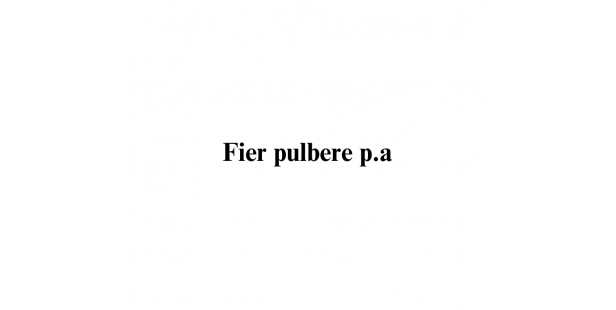 Fier pulbere p.a.