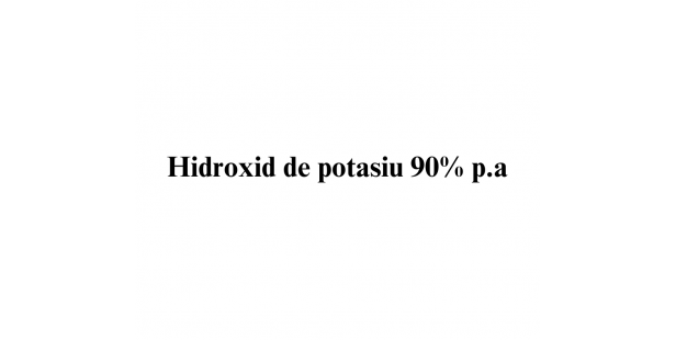 Hidroxid de potasiu 90% p.a.