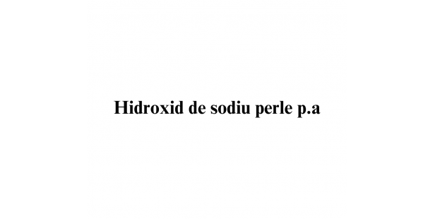 Hidroxid de sodiu perle p.a.
