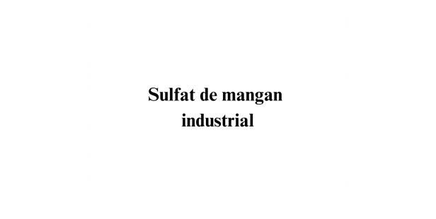 Sulfat de mangan industrial